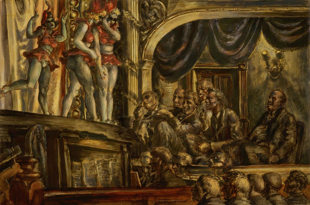 People's Follies No. 3 by Reginald Marsh