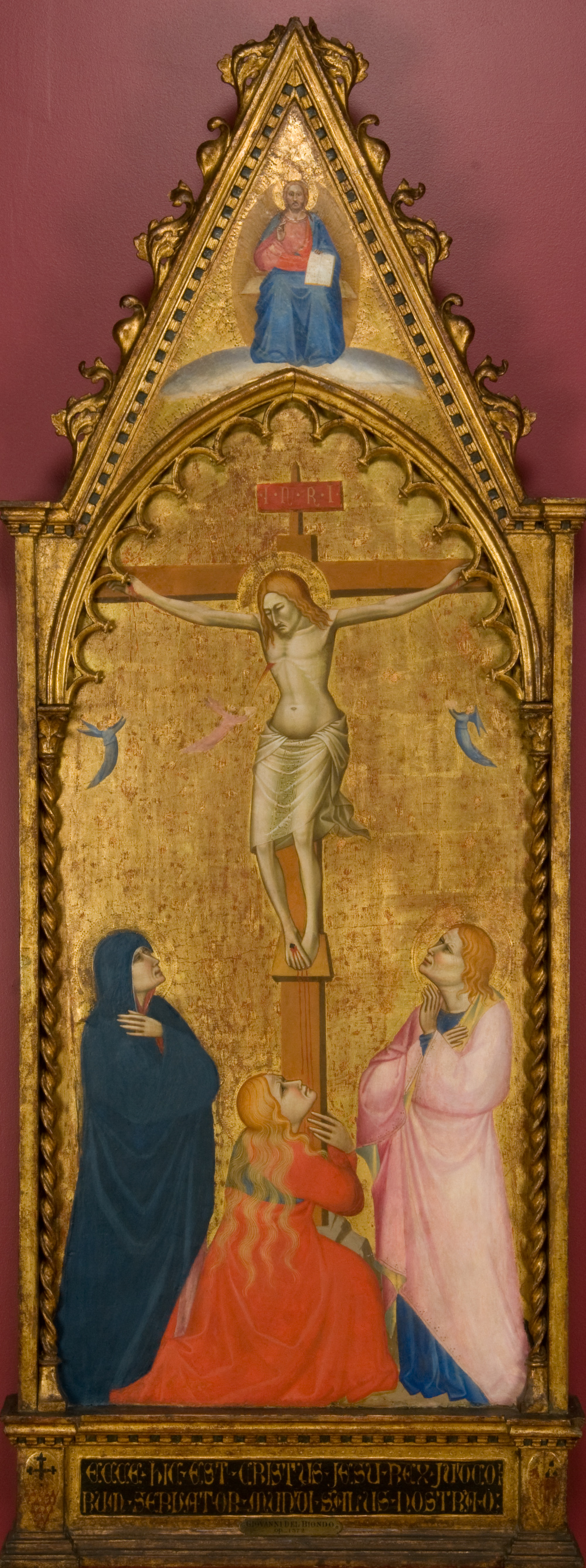 Crucifixion with God the Father by Giovanni del Biondo